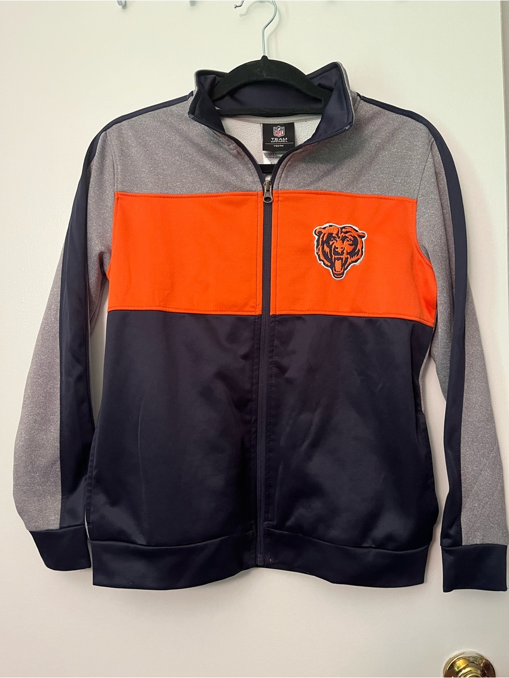 NFL Chicago Bears Full-Zip Youth Jacket Sz M